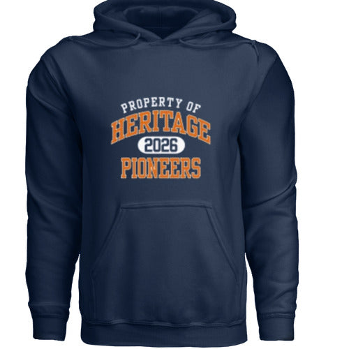 Navy Blue Cotton Hoodie